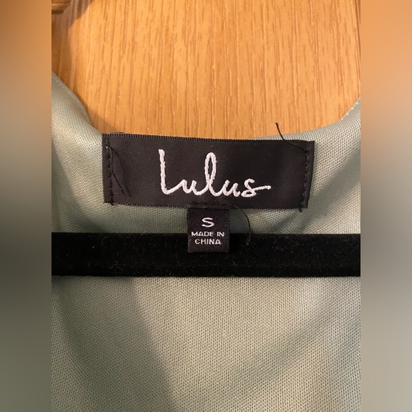 Sage Green Lulus Bridesmaid Dress - Picture 2 of 2